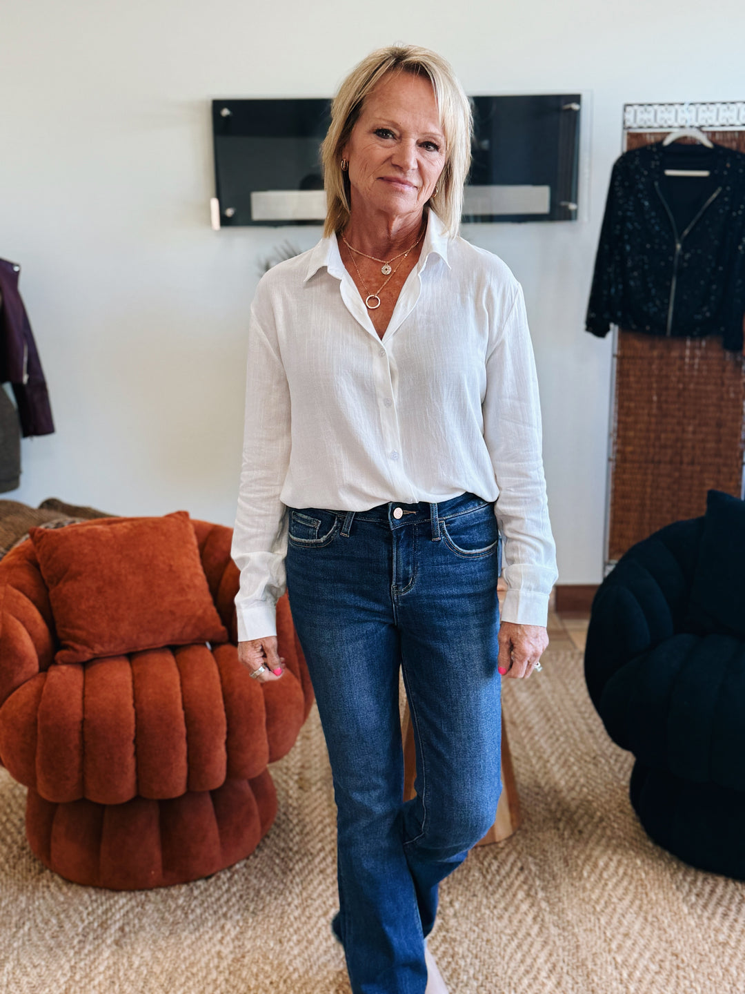The Clarity Shirt - Button Down Loose Blouse