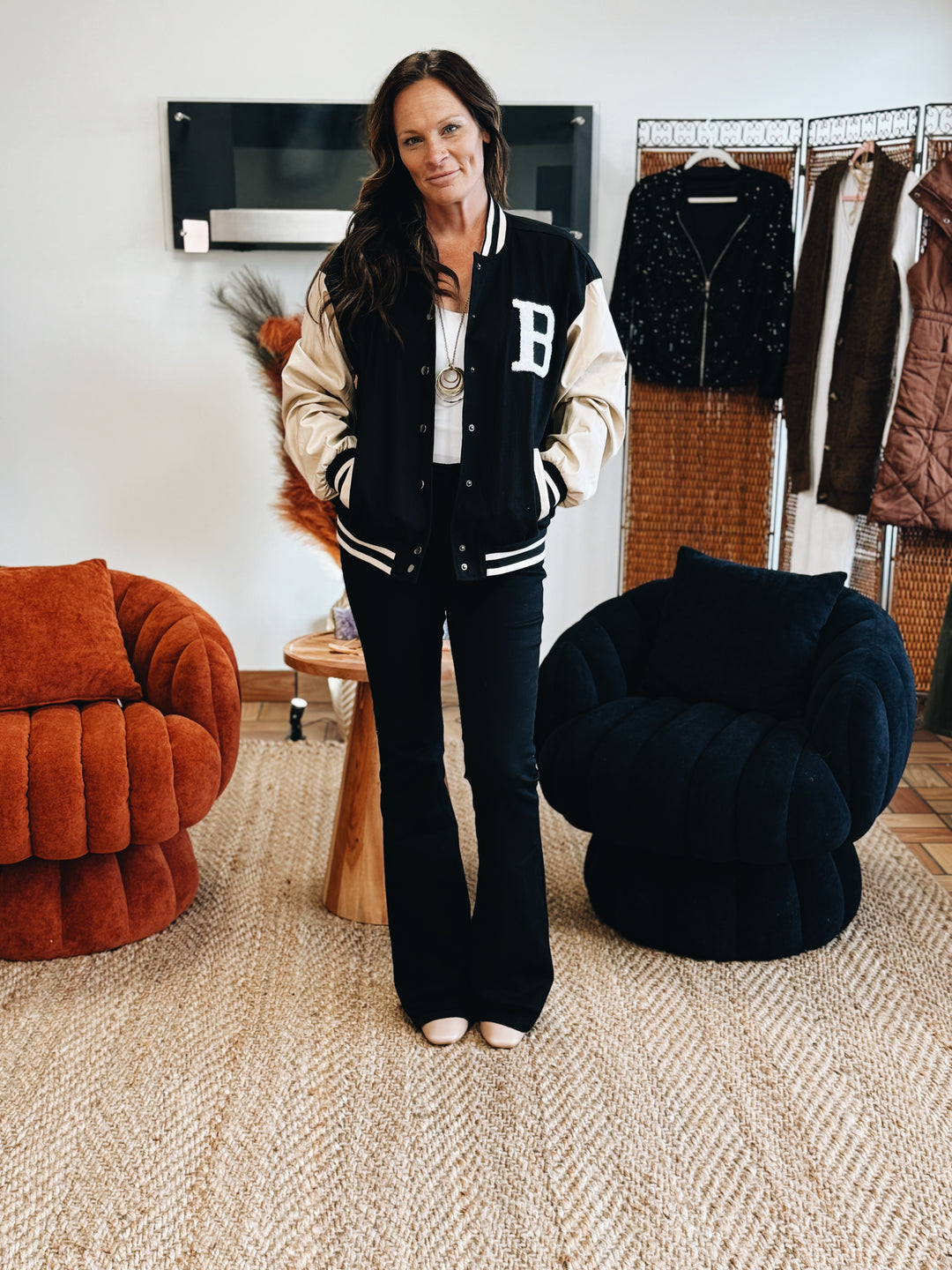 The Grounded Lengths – Black Flare Denim