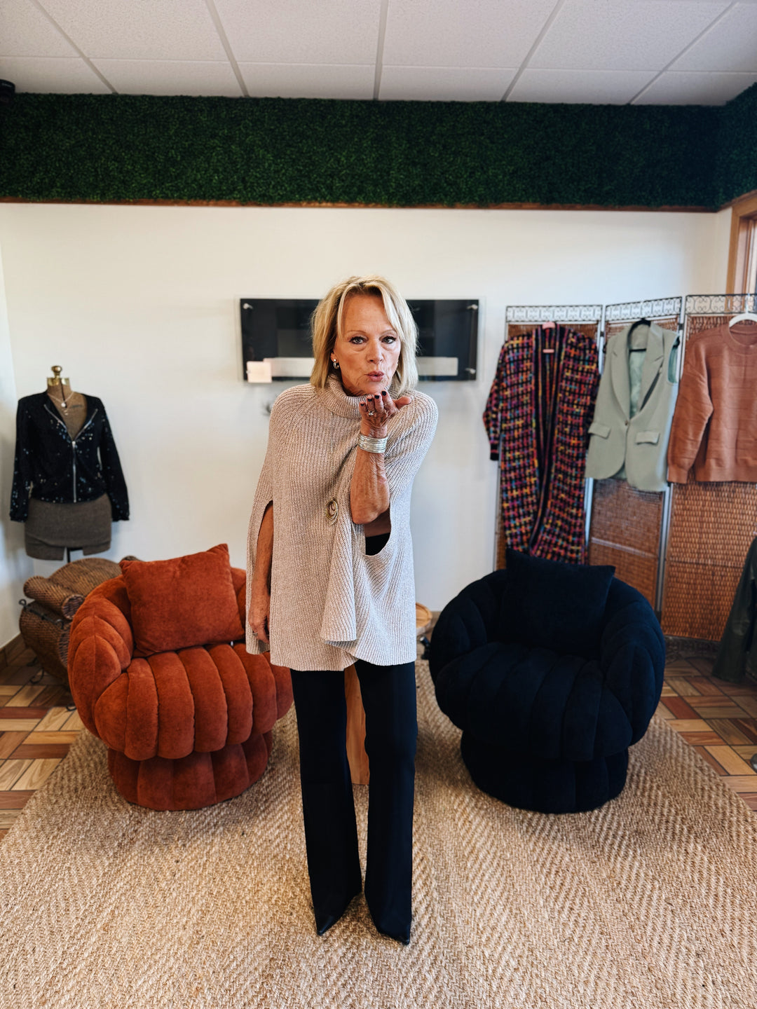 The Hearthstone Sweater – Soft Strength Poncho