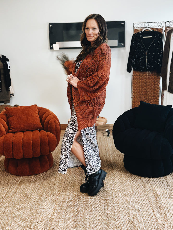 The Rust Haven Cardigan