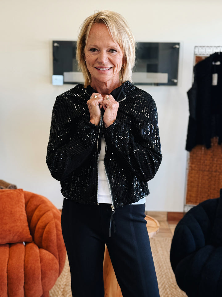 The Starlit Sequence Jacket - Midnight Spark Layer
