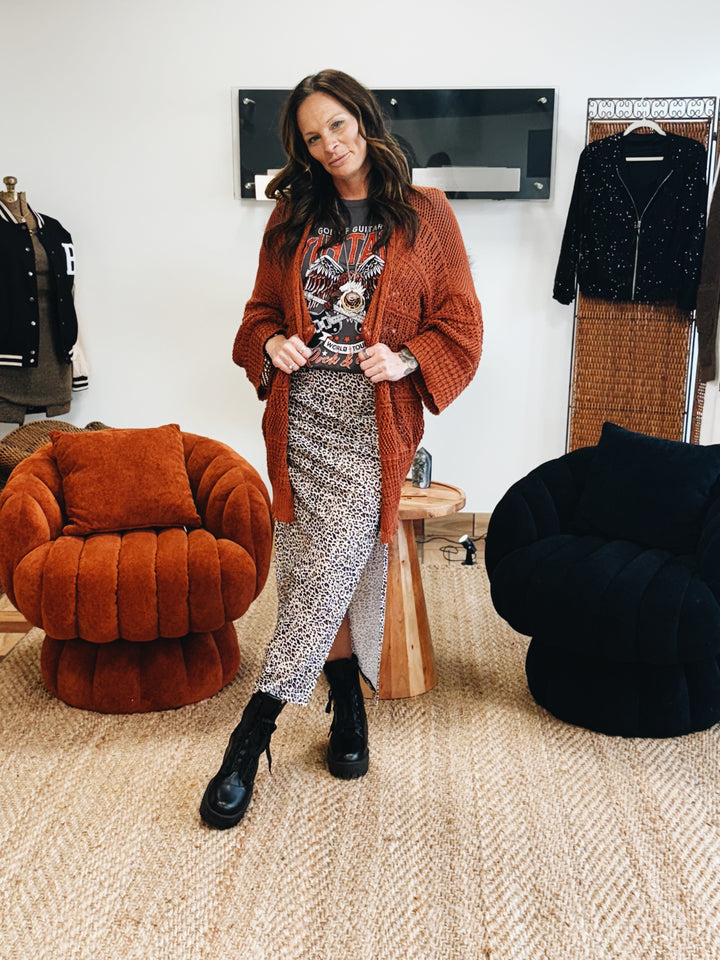 The Rust Haven Cardigan