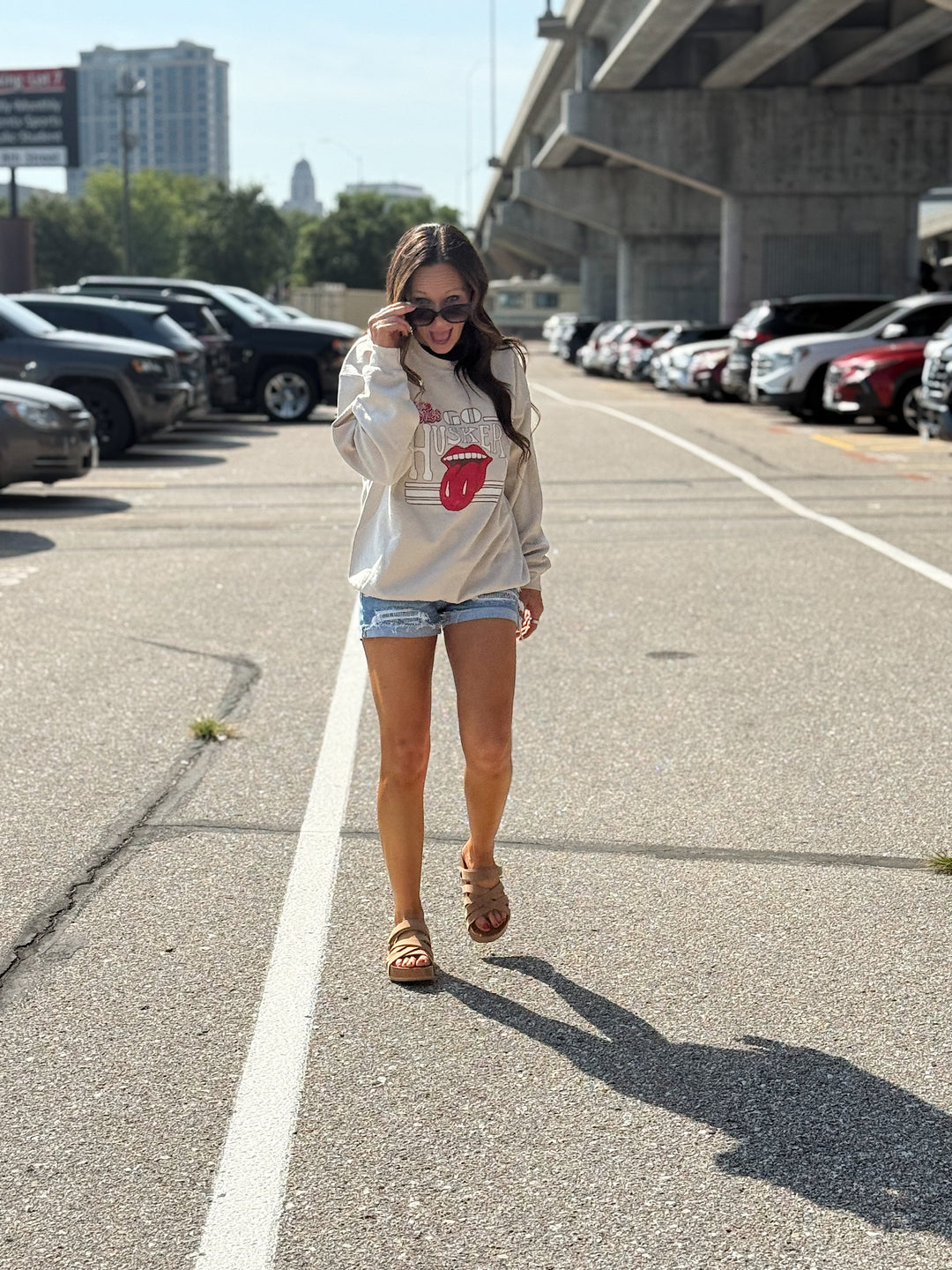 Go Big Red Rocker Sweatshirt