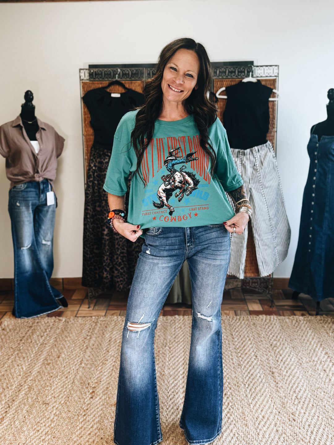Wild Spirit Mineral Tee (DUSTY GREEN)
