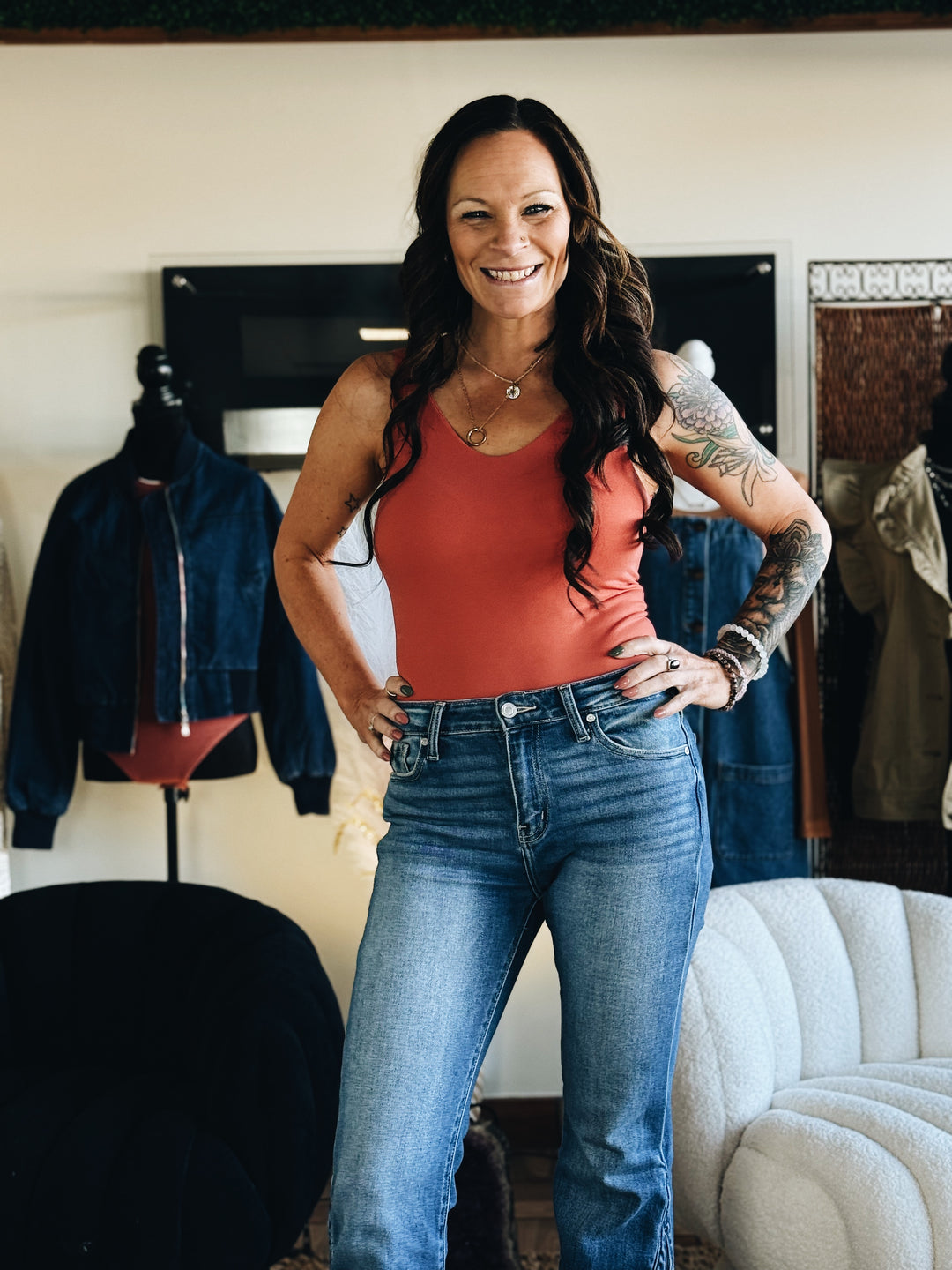 The Ever After Double-Layer Bodysuit (Color: Cherry Pink)