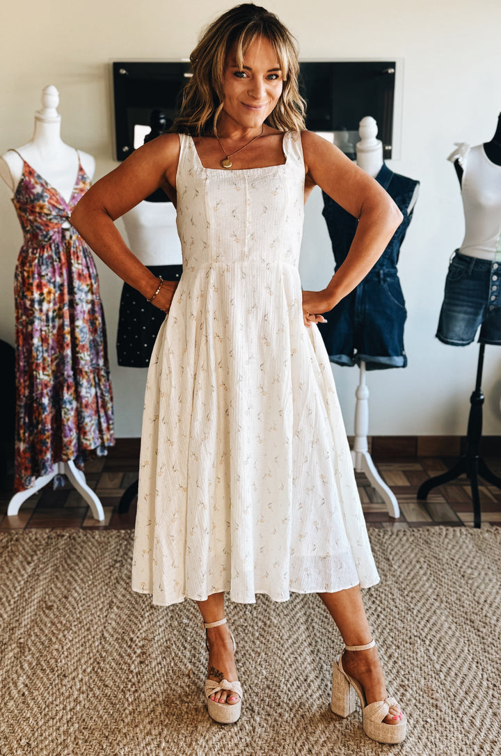 Pattern Breaker Floral Midi