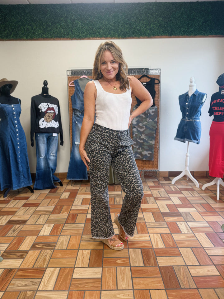 Leopard Luxe Denim