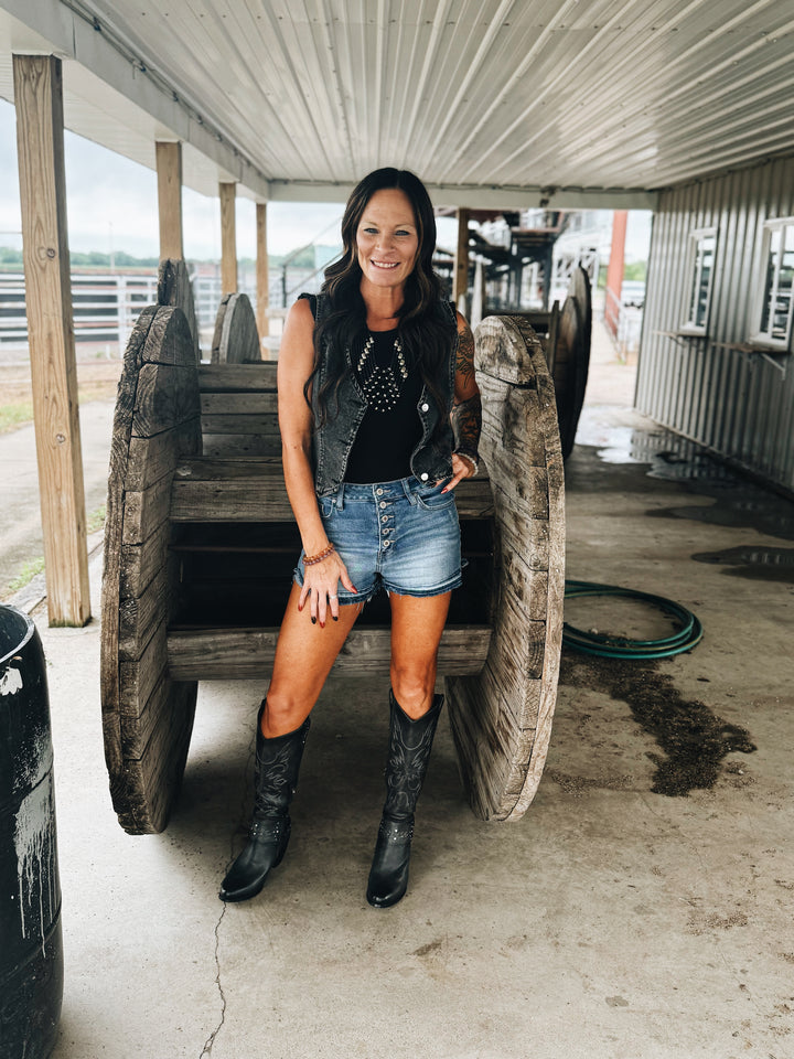 Cut the Rules Denim Vest