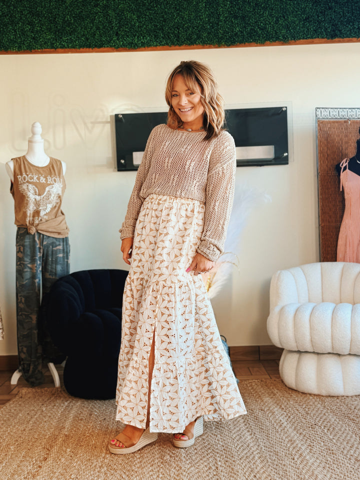 The Open Weave Drift Sweater