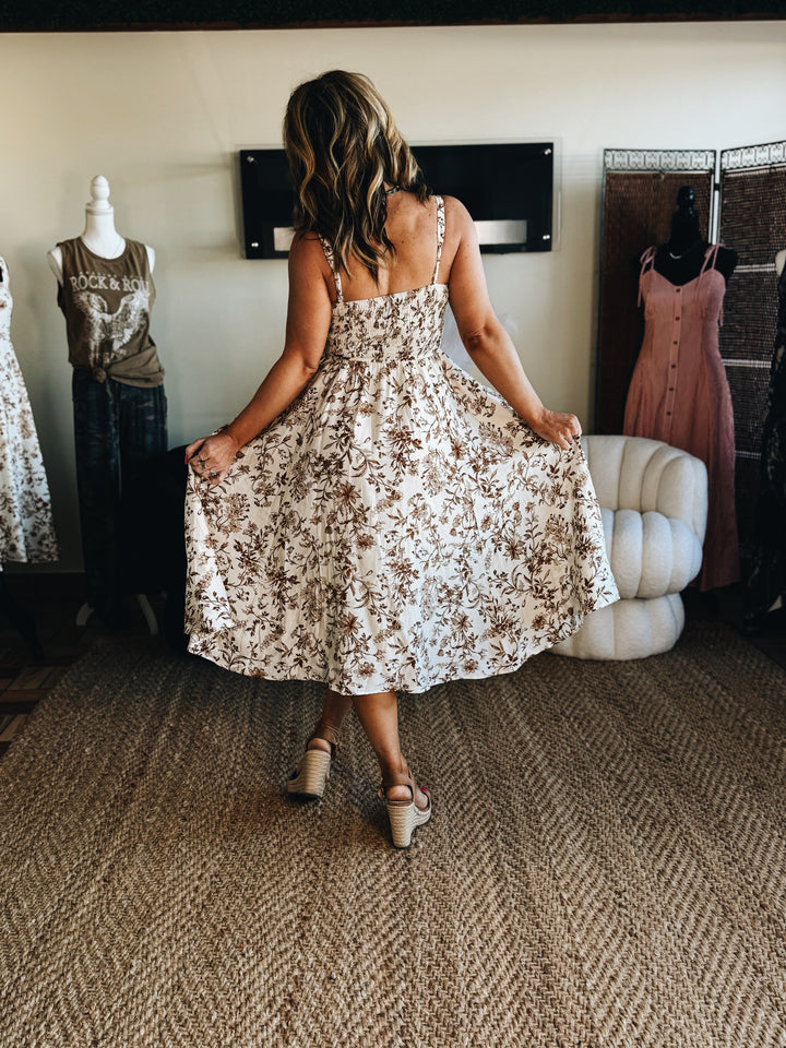 The Soft Bloom Slip Dress