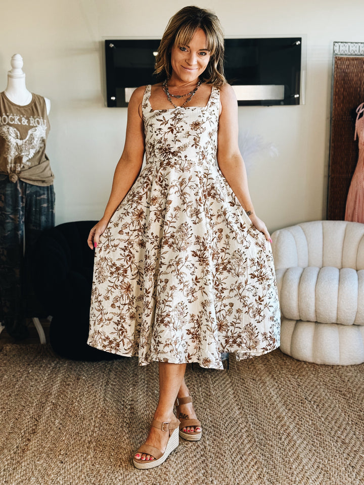 The Soft Bloom Slip Dress