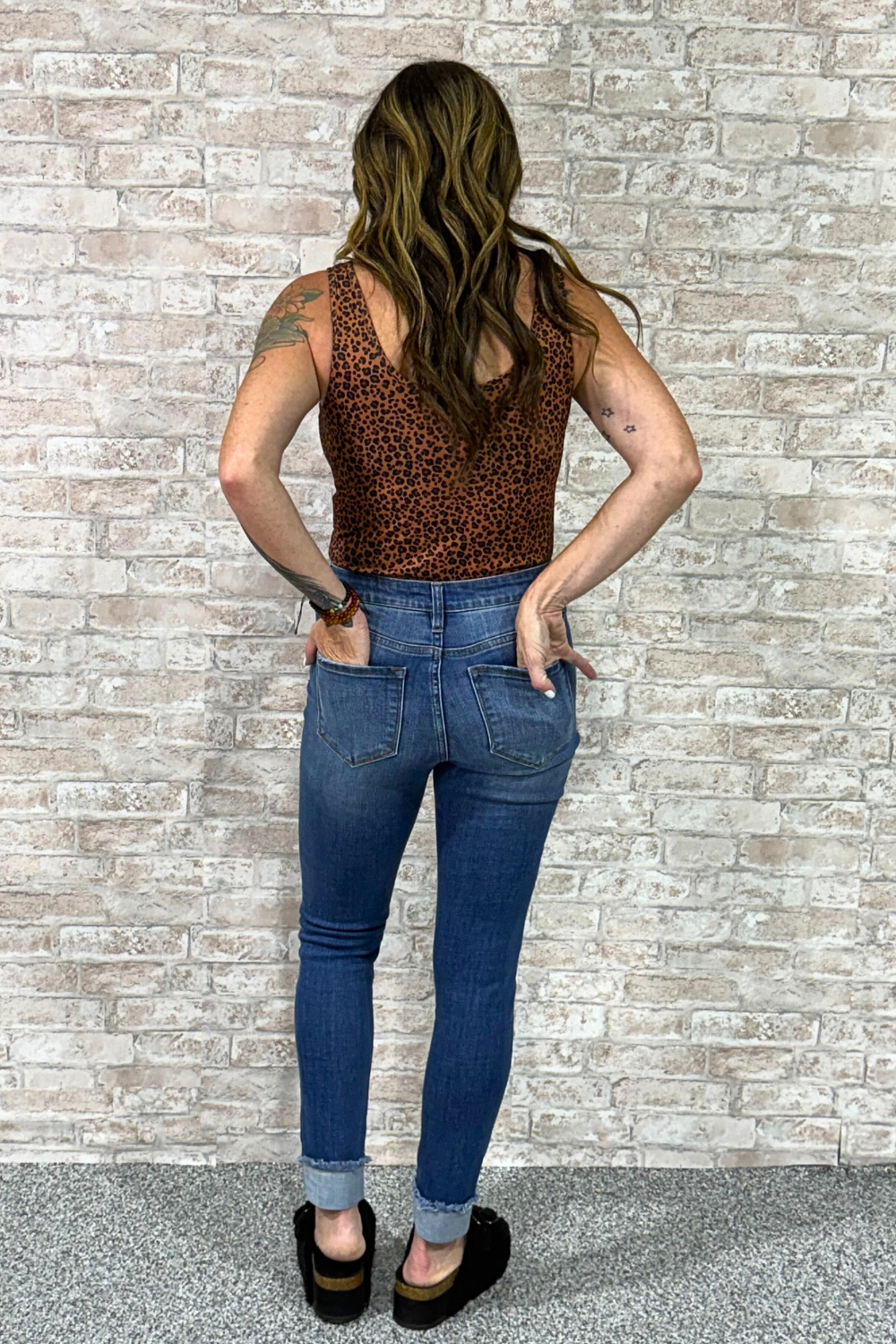 The Fray Forward – Light Wash High-Rise Ripped Jean