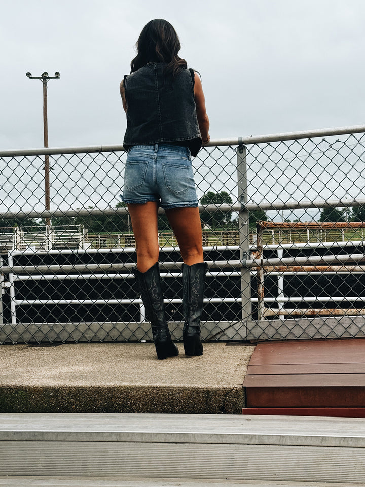 The Buttonline Rebel Denim Shorts
