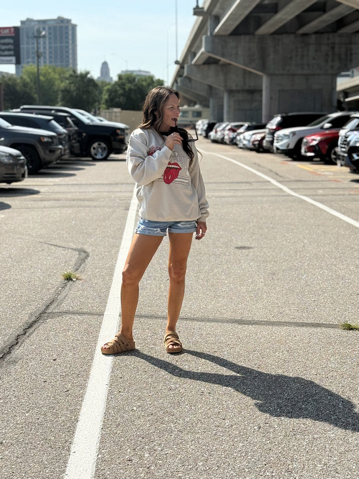 Go Big Red Rocker Sweatshirt