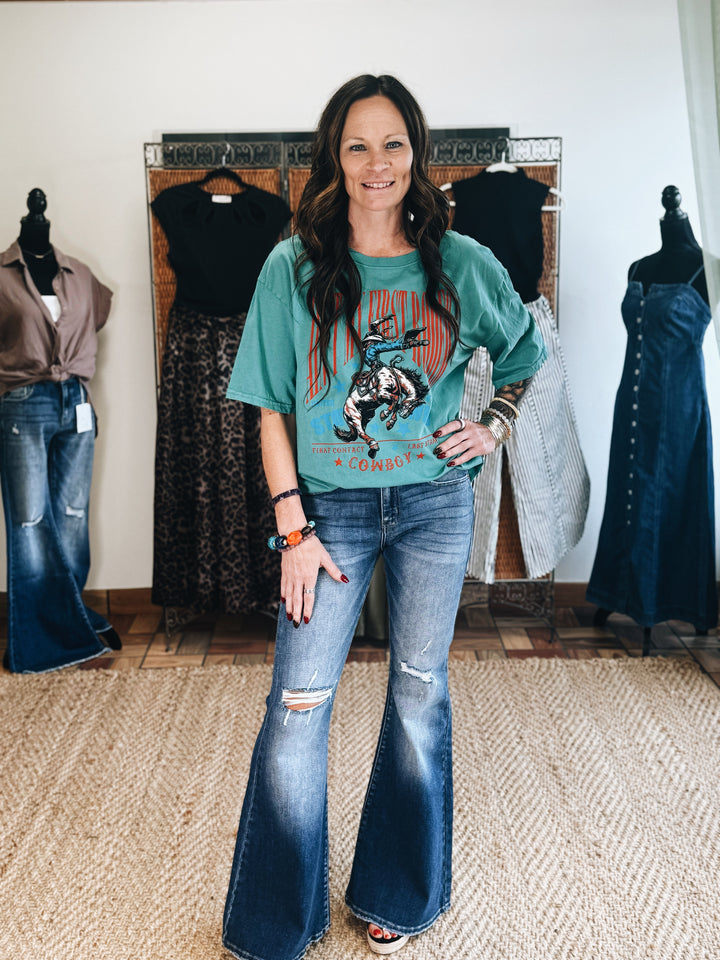 Wild Spirit Mineral Tee (DUSTY GREEN)
