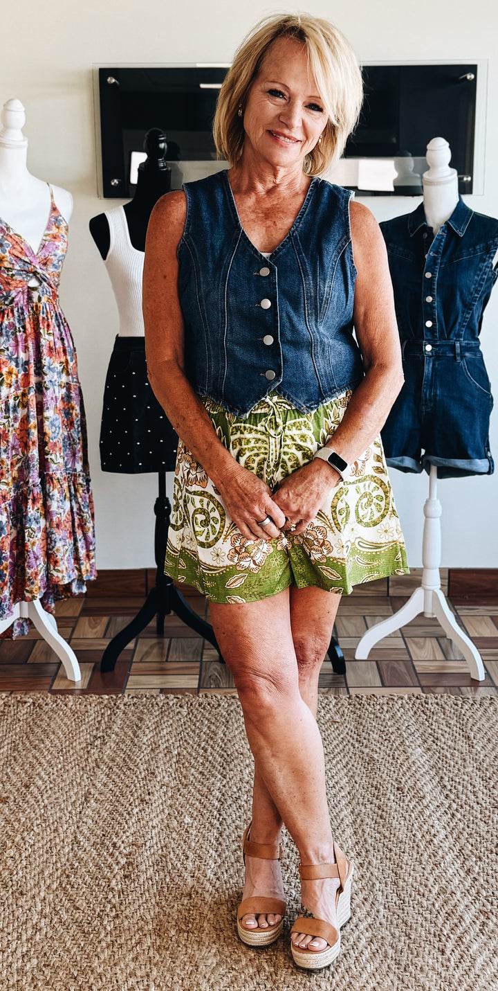 Pattern Shift Shorts