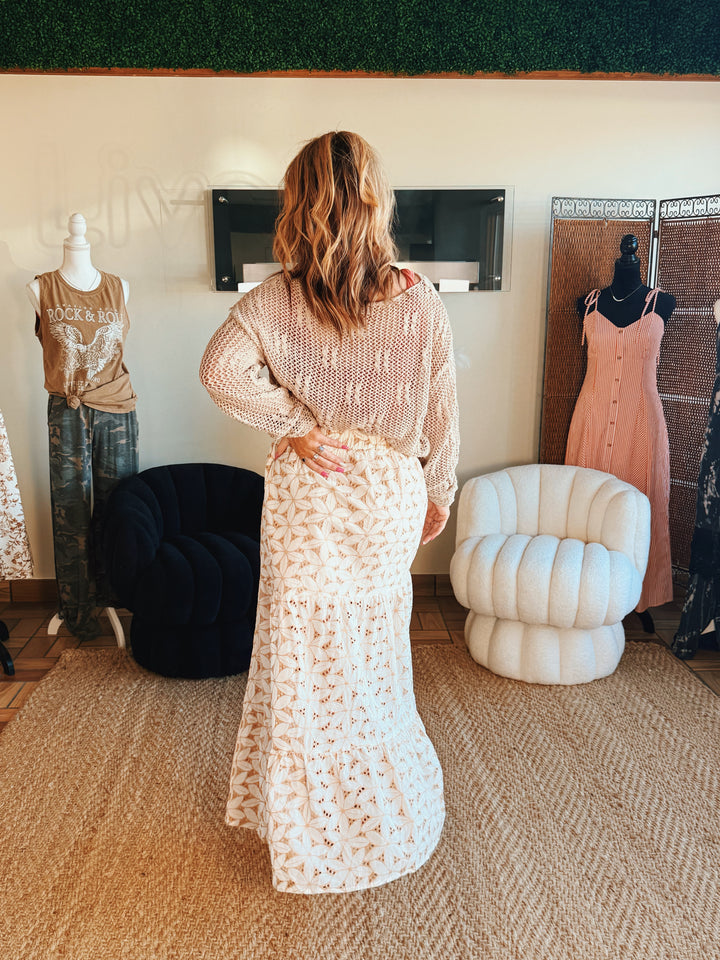 The Open Weave Drift Sweater