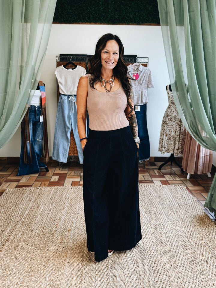 Blue Hour Wide Leg Jeans