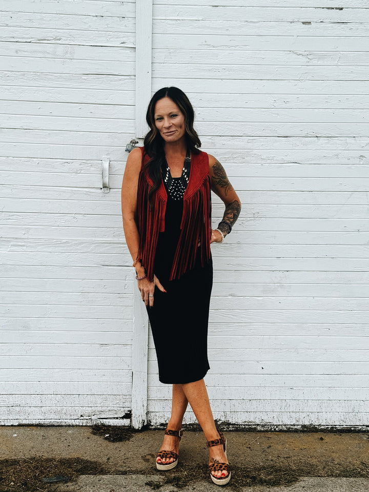 The Wildfire Fringe Vest