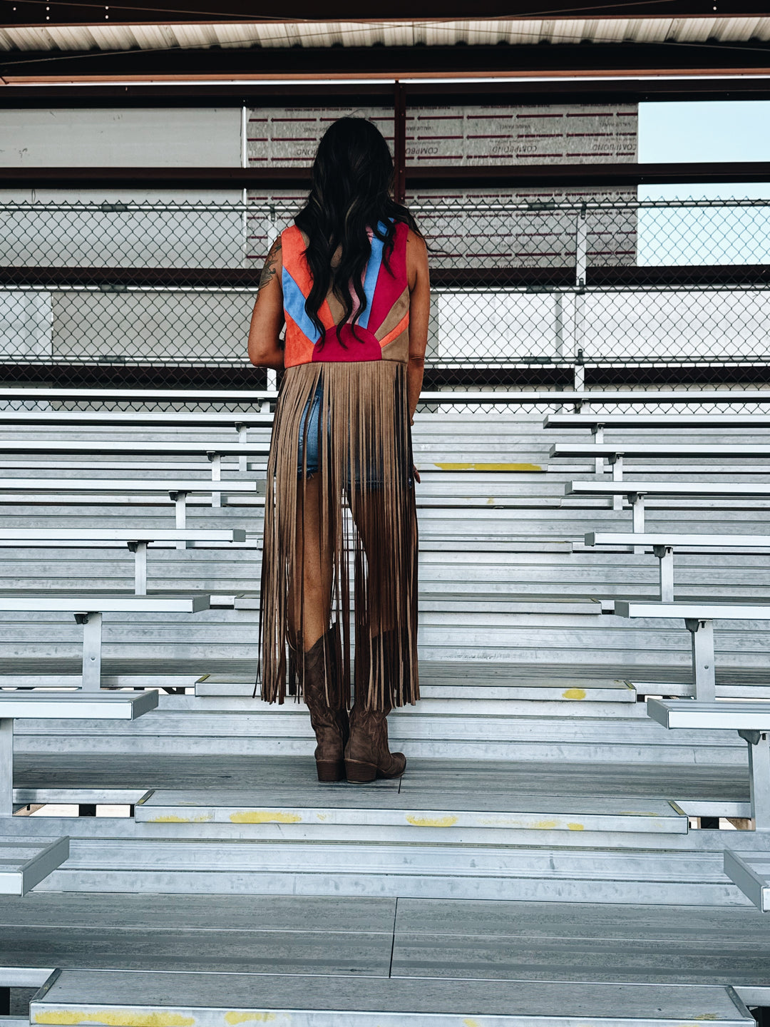 Painted Desert Fringe Vest