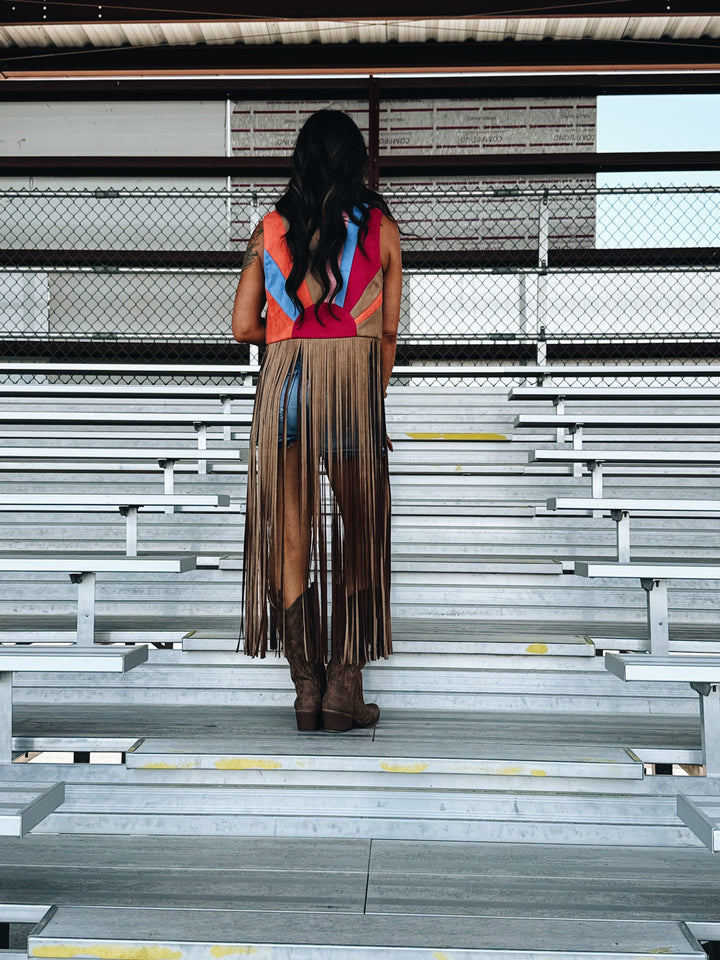 Painted Desert Fringe Vest