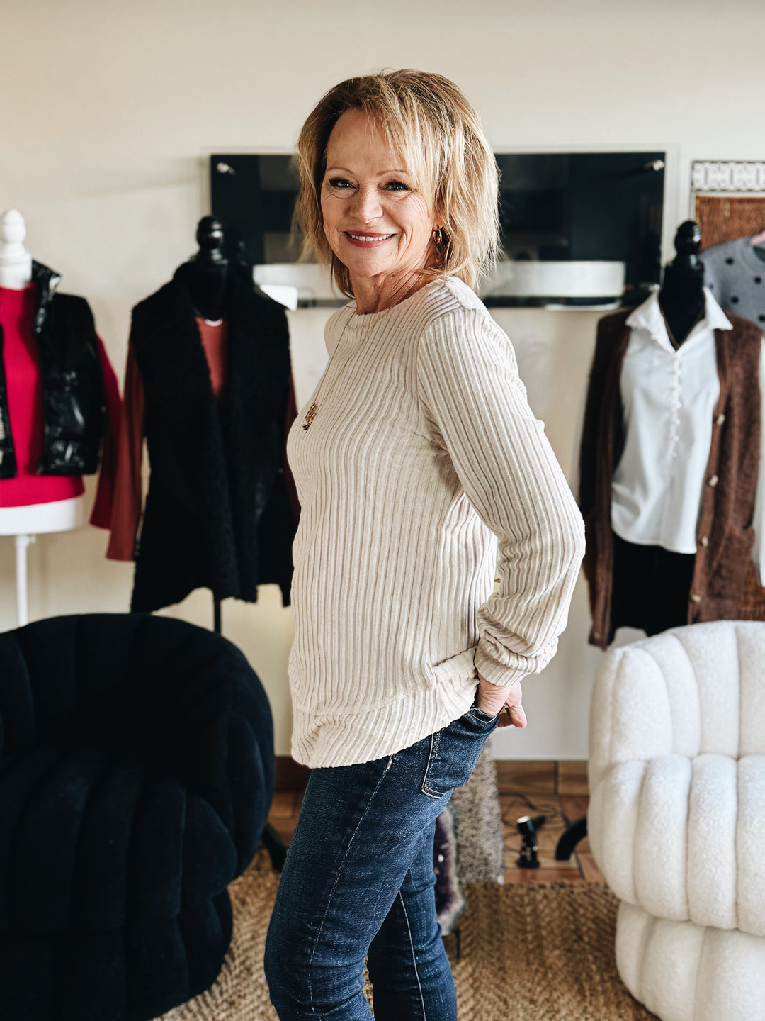The Quiet Ease Ribbed Top