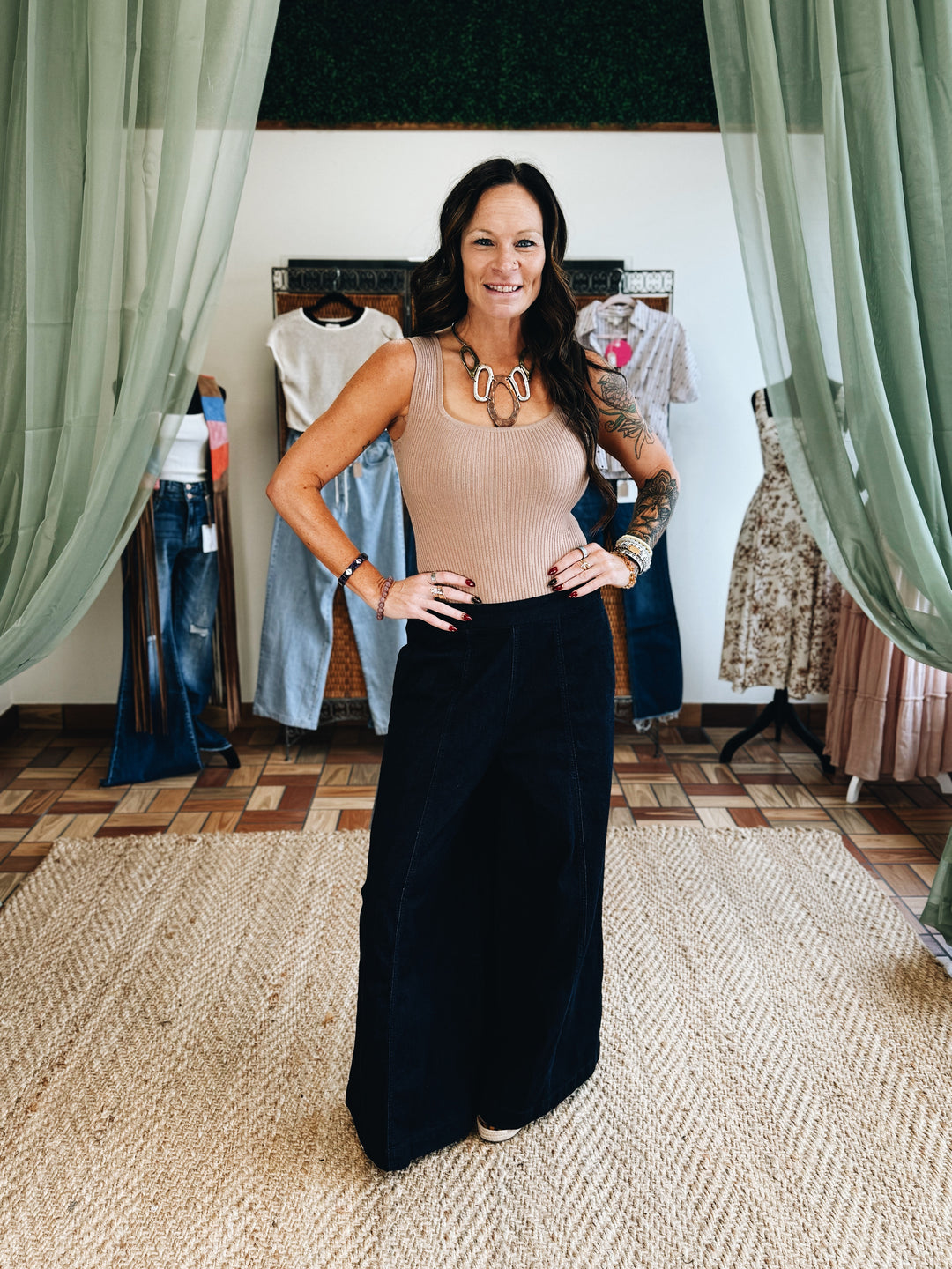 Blue Hour Wide Leg Jeans