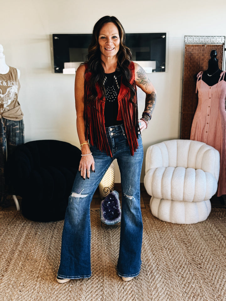 The Wildfire Fringe Vest