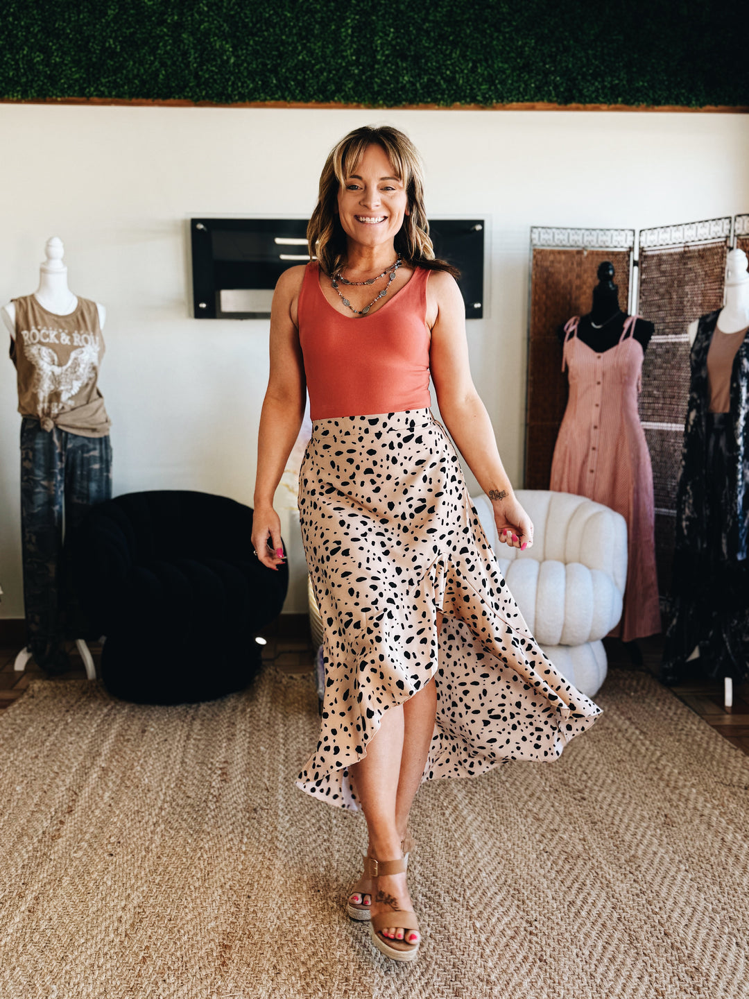 The Spotted Flow Skirt