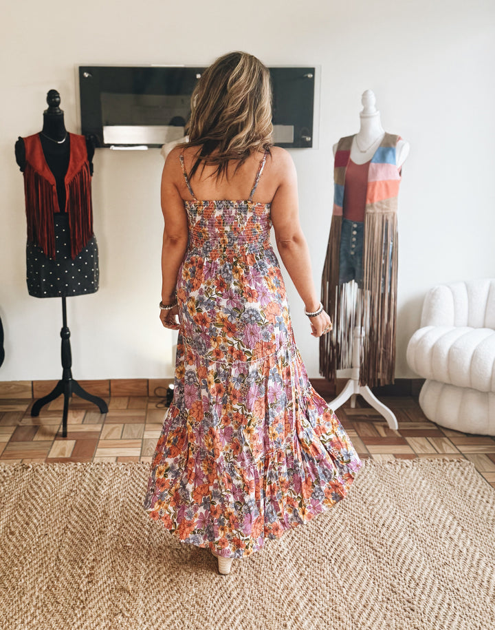 Bloomveil Midi Dress