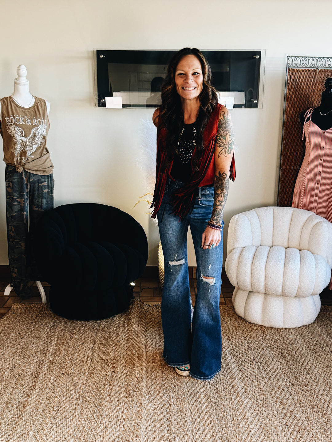 The Wildfire Fringe Vest