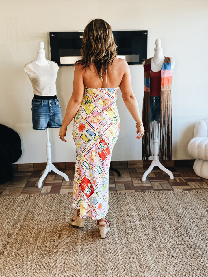 Sunspell Patchwork Midi Dress