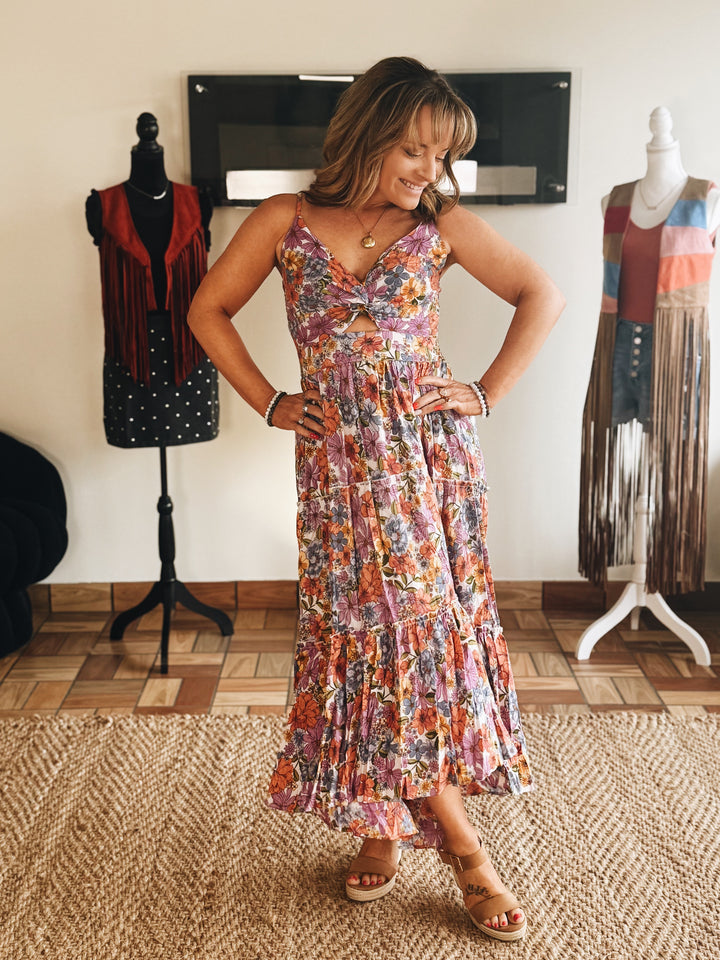 Bloomveil Midi Dress