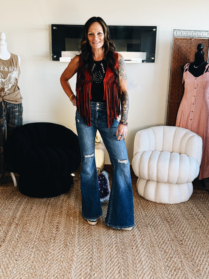 The Wildfire Fringe Vest