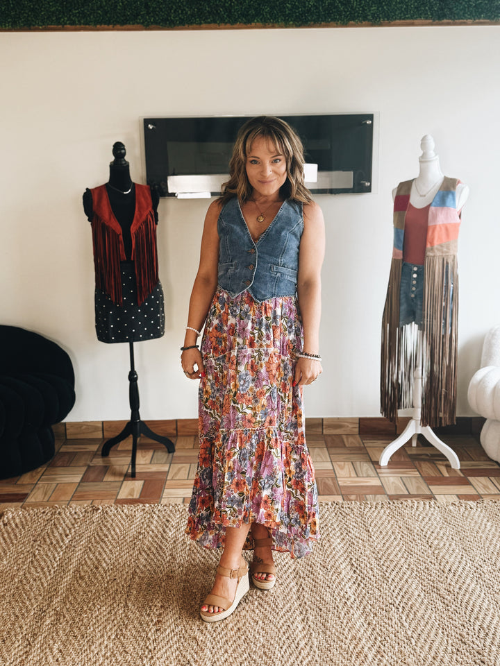 Bloomveil Midi Dress