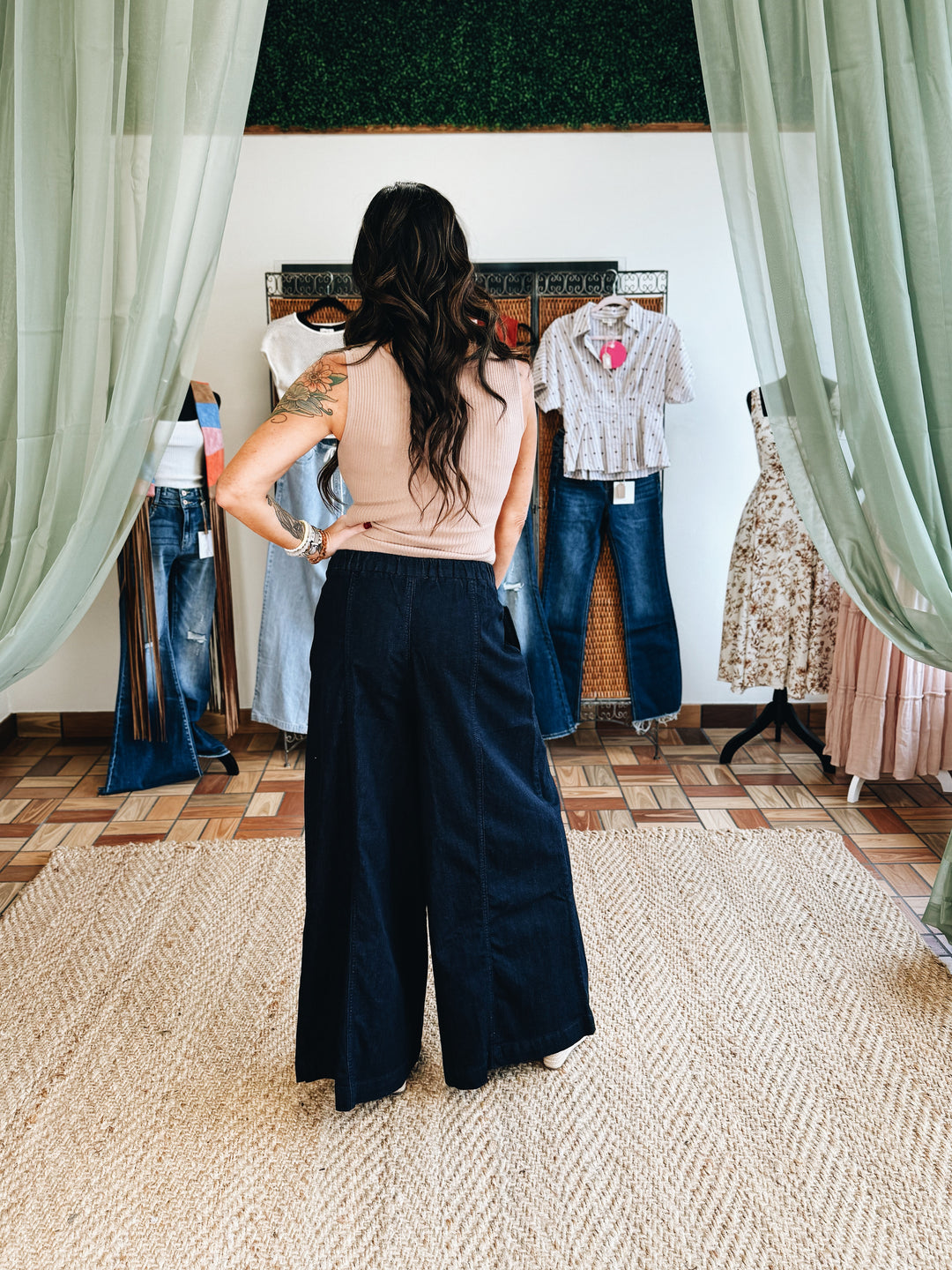 Blue Hour Wide Leg Jeans