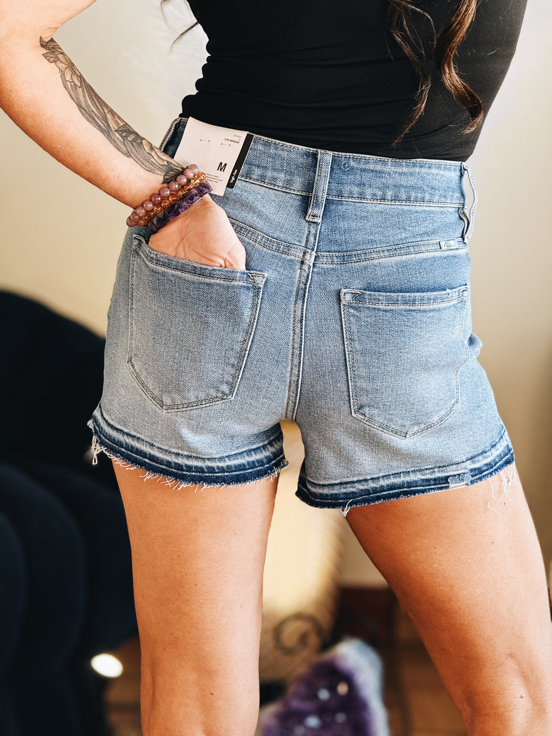 The Buttonline Rebel Denim Shorts