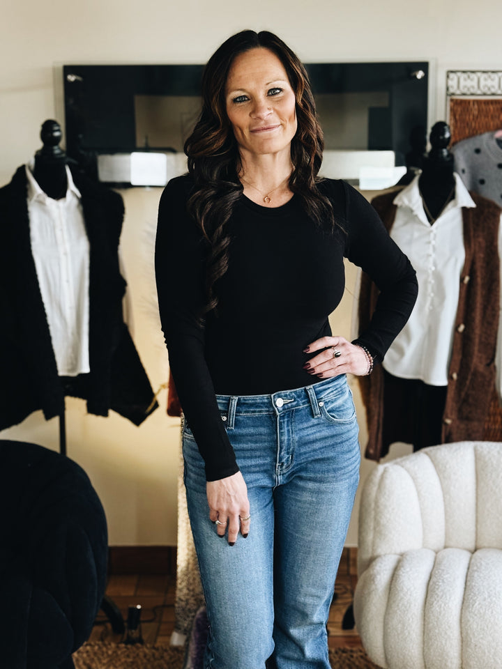 The Steady Flame Bodysuit (Color: Black)