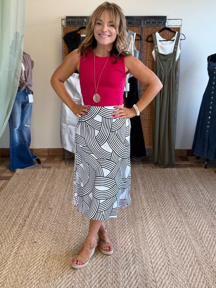 Modern Muse Midi Skirt