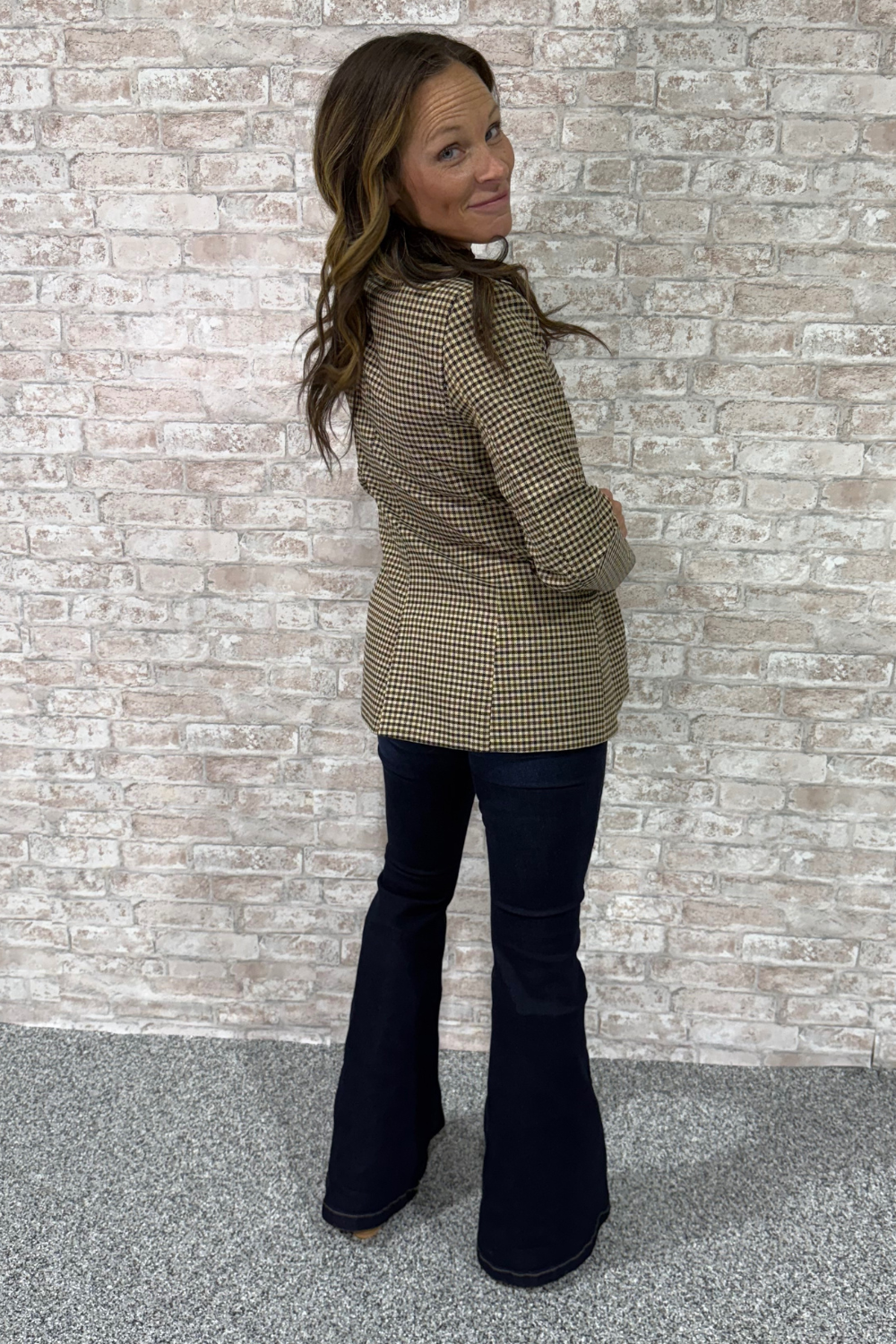 The Checked One – Structured Gingham Blazer