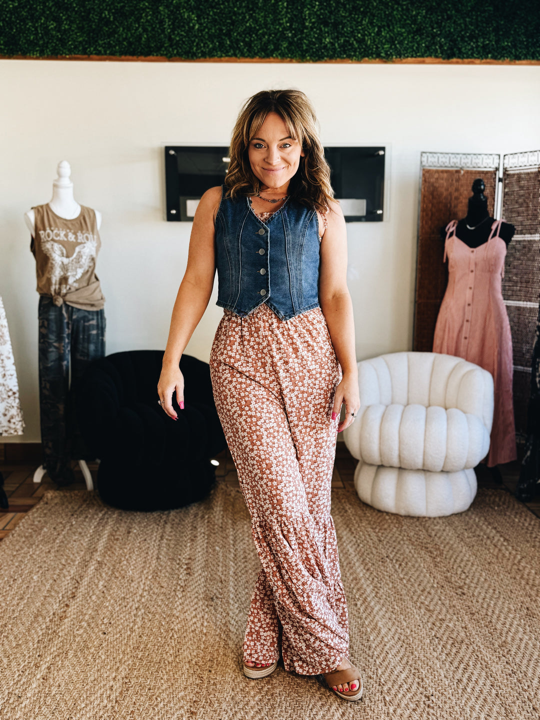 The Structured Denim Vest