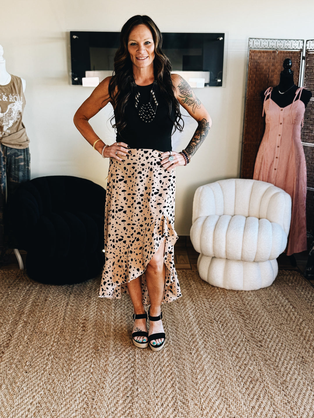 The Spotted Flow Skirt