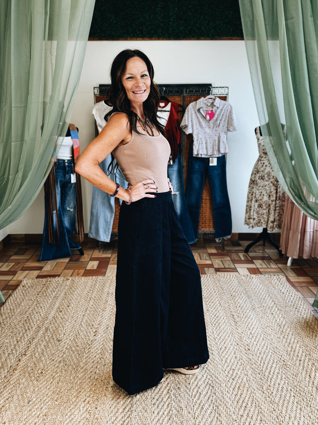 Blue Hour Wide Leg Jeans