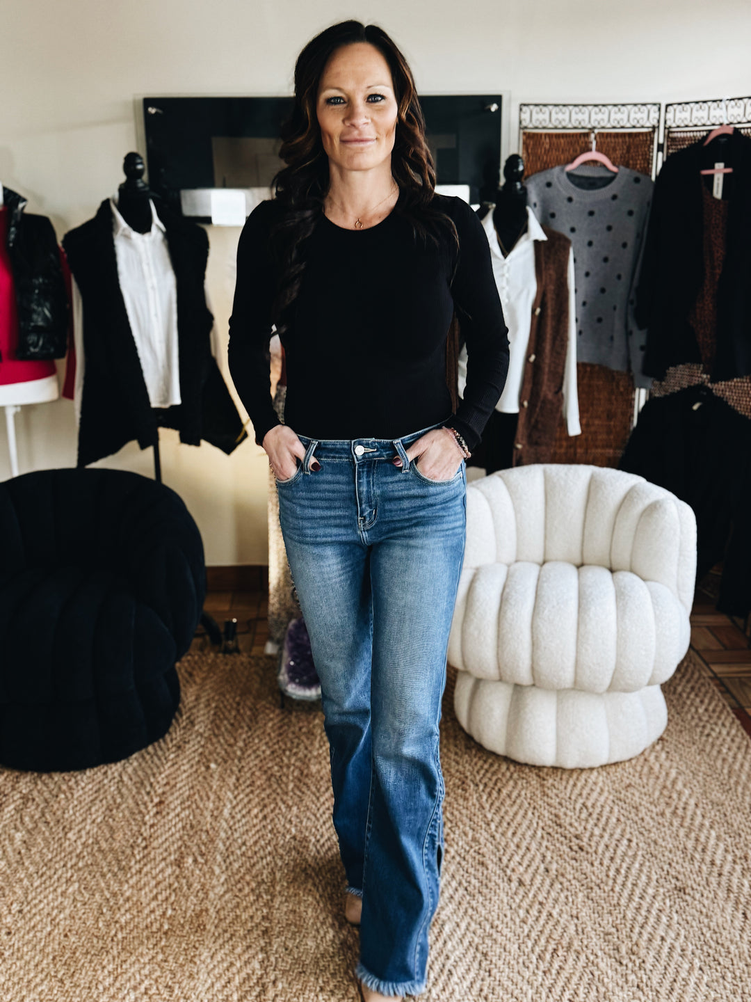 The Steady Flame Bodysuit (Color: Black)