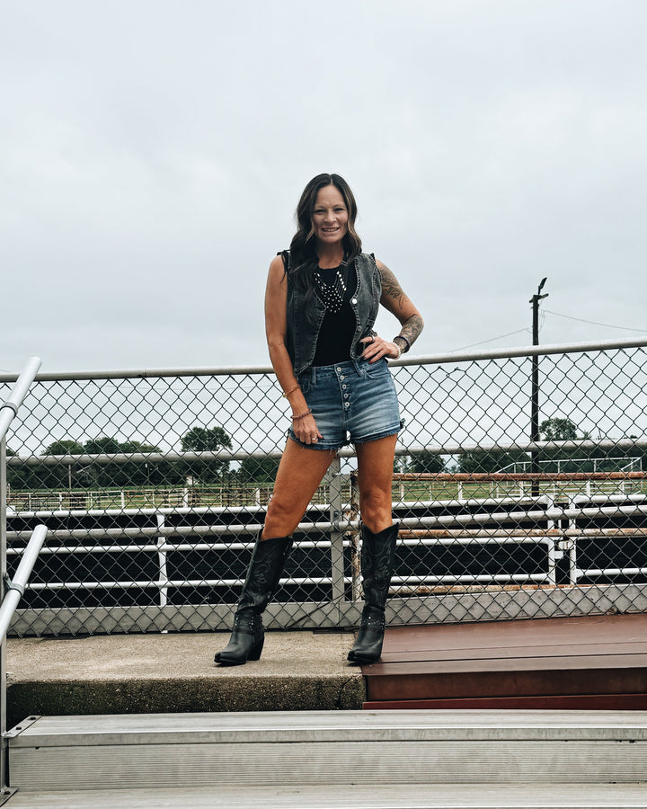 Cut the Rules Denim Vest
