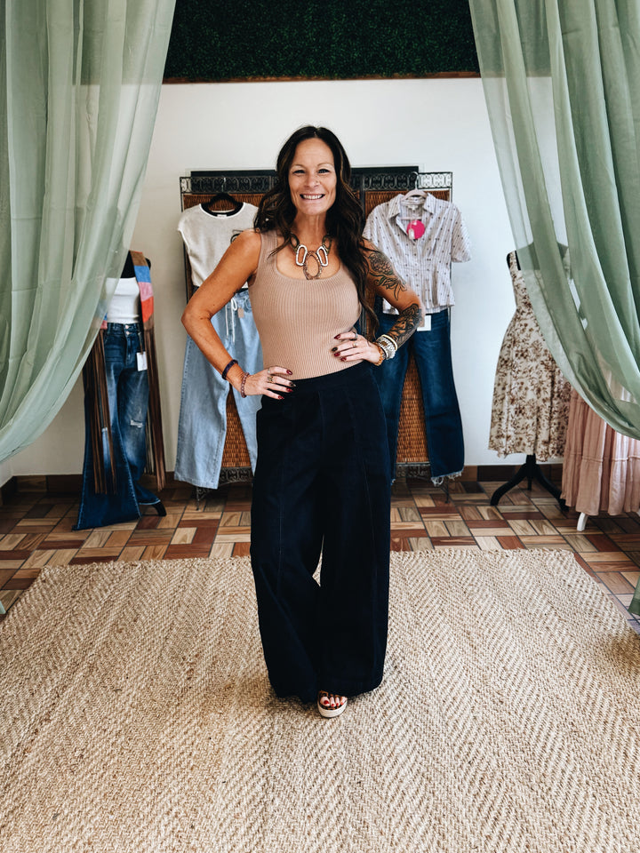 Blue Hour Wide Leg Jeans