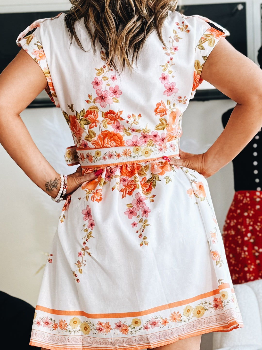 The Garden Party Belted Dress