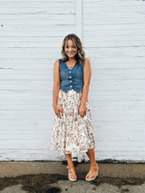 The Soft Bloom Slip Dress