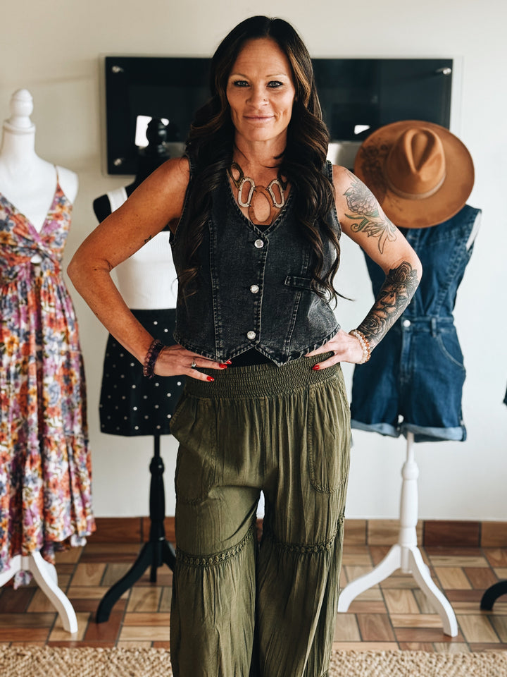 Cut the Rules Denim Vest