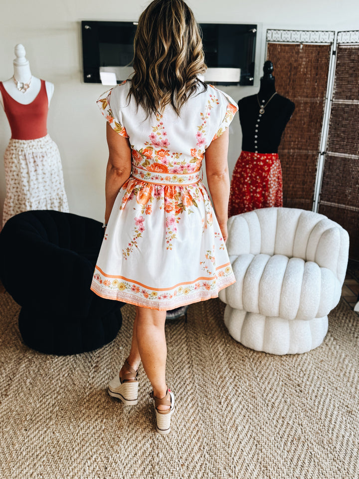 The Garden Party Belted Dress